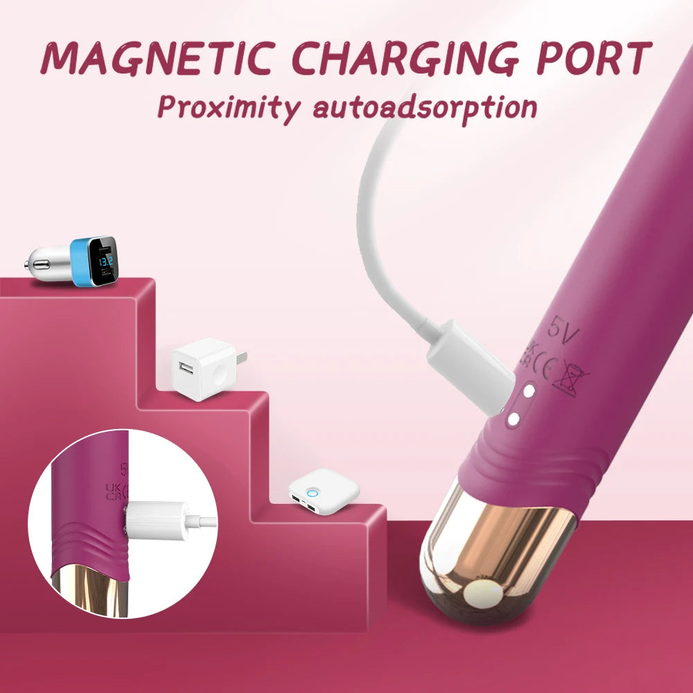 S-HANDE Small Handheld Vibrator – Compact Clitoral & G-Spot Stimulation for Women | Íntima Conexão