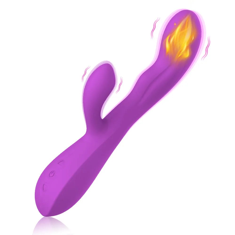 Luxury G-Spot Wand Vib Massager – Suction, Licking & Tapping, 10 Modes