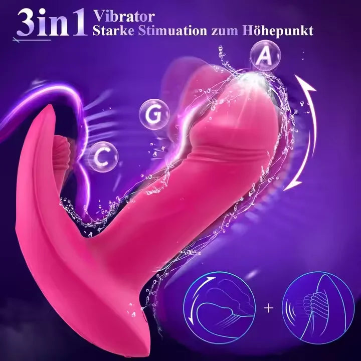Compact USB Intimate Massager – 9×9 Vibration Modes, Portable & Discreet