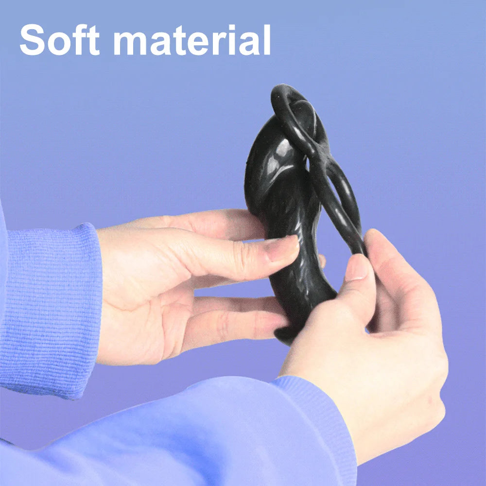 Prostate Massager with Delay Ring – Precision Prostate Play, Endurance Support & Body-Safe Design