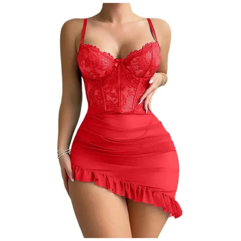Enchanted Whispers Lingerie Set | Ethereal Elegance & Seductive Detail | Íntima Conexão
