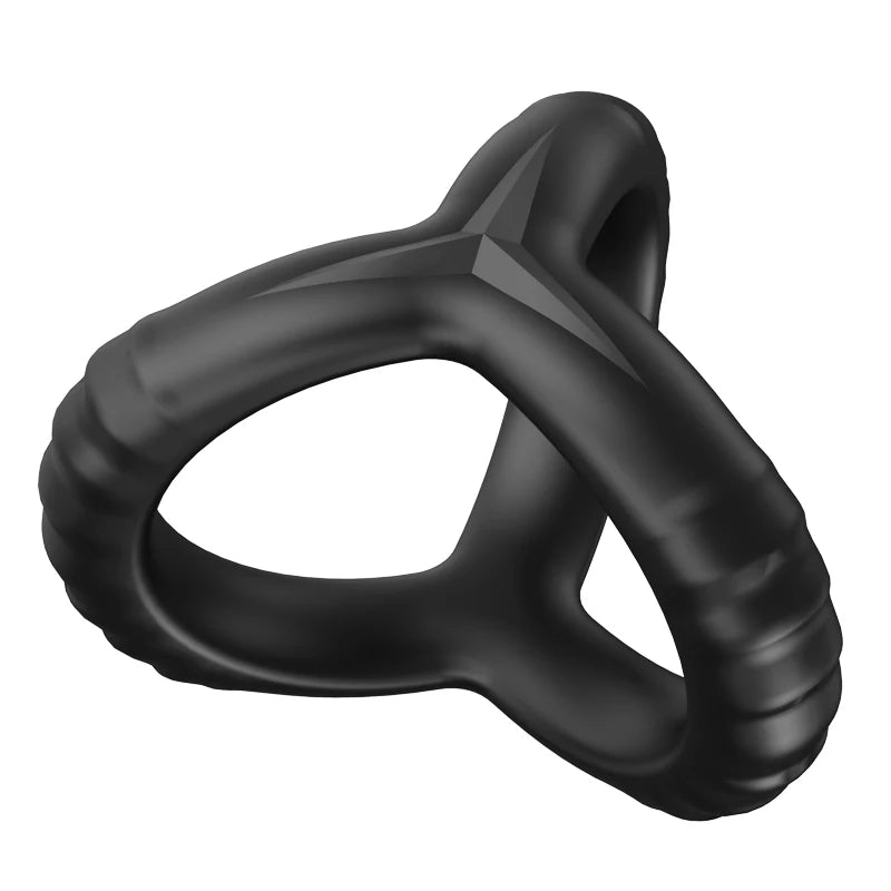 ⚫ EnduraRing – Black Silicone Delay & Pleasure Cock Ring