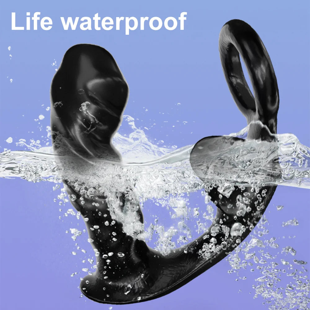 Prostate Massager with Delay Ring – Precision Prostate Play, Endurance Support & Body-Safe Design