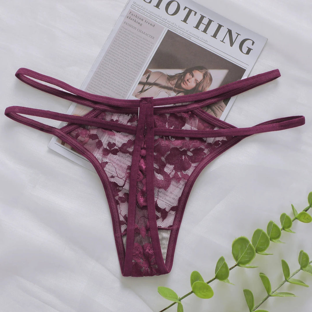 WhisperLace Invisible G-String | Daily Comfort & Sensual Elegance | Íntima Conexã