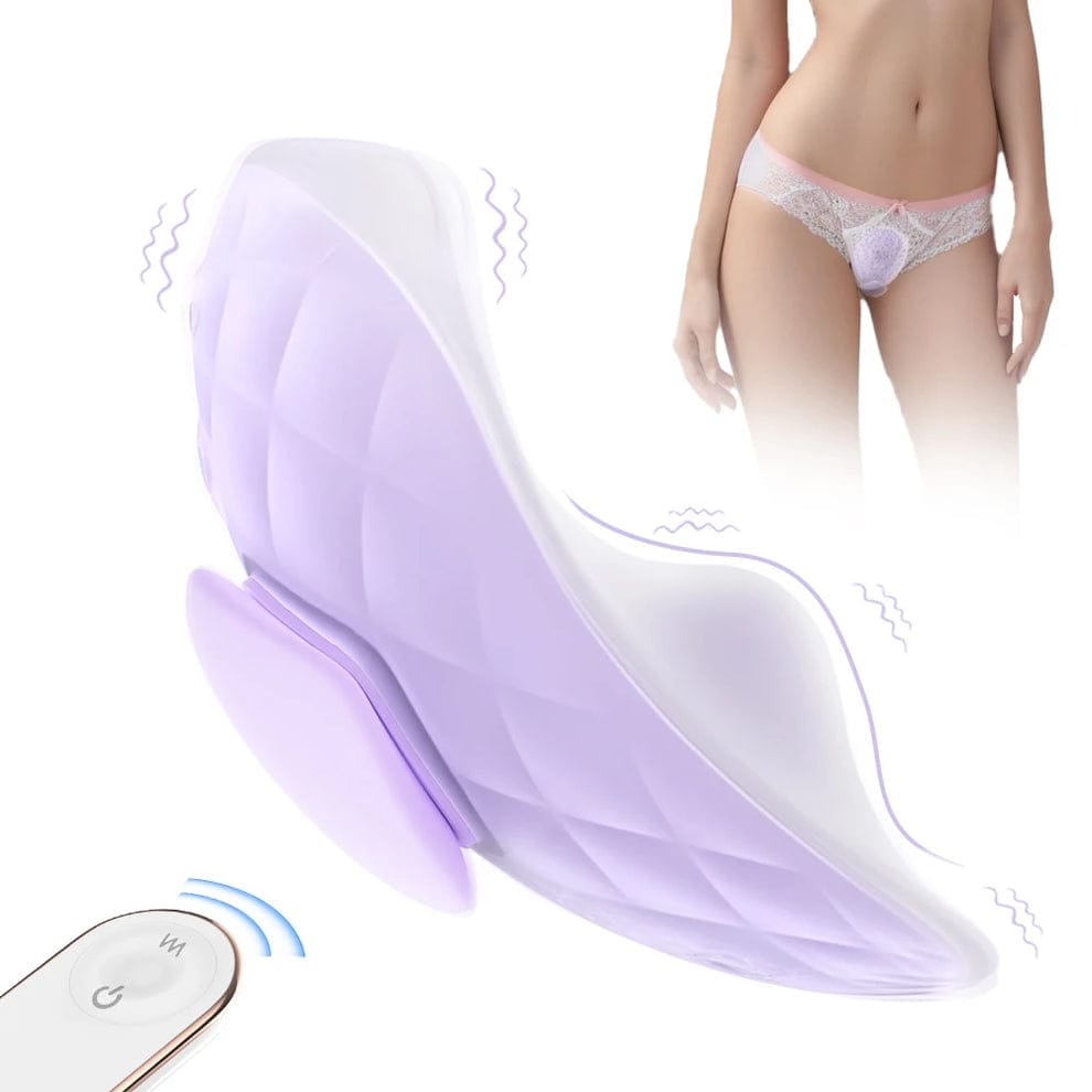 S-HANDE Remote Control Butterfly Vibrator – Wearable Panty Vibrator with USB Rechargeable Power | Íntima Conexão