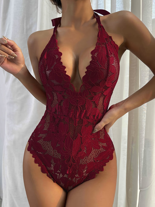 Hot Floral Temptation Thong | Bold Elegance in Every Curve | Íntima Conexão