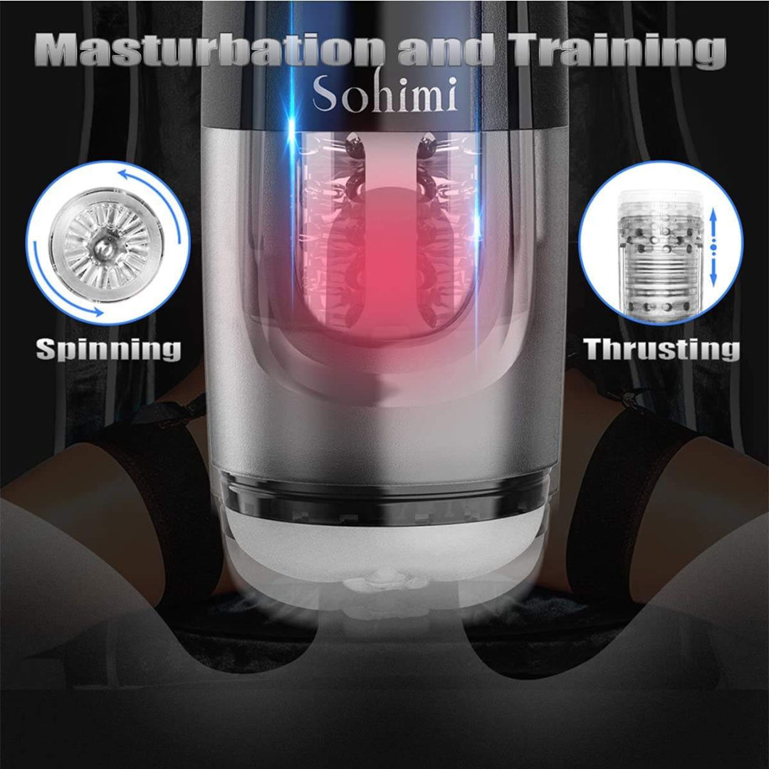 S-Hande Automatic Masturbation Cup – Deep Throat &amp; Vagina Experience | Íntima Conexão