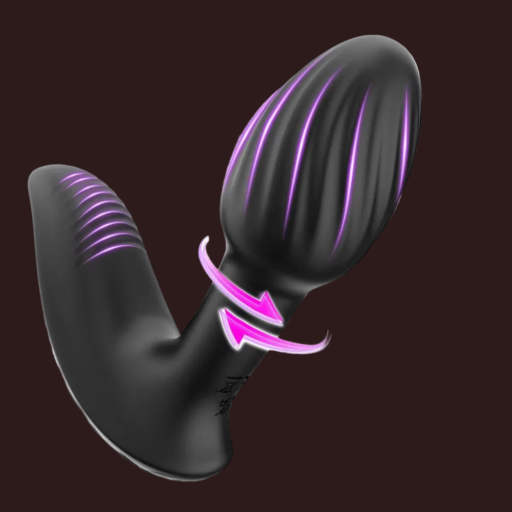 Rear Pleasure Vib Massager – 9 Pulsating Modes, Ergonomic &amp; Discreet