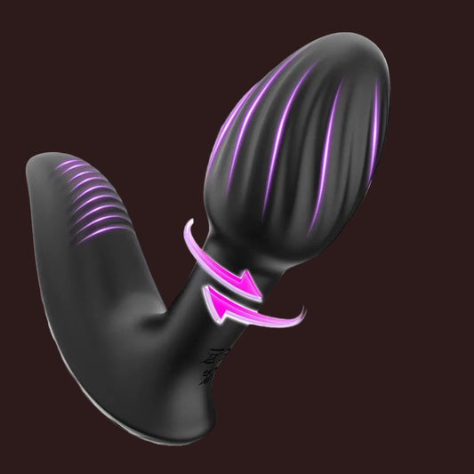 Rear Pleasure Vib Massager – 9 Pulsating Modes, Ergonomic &amp; Discreet