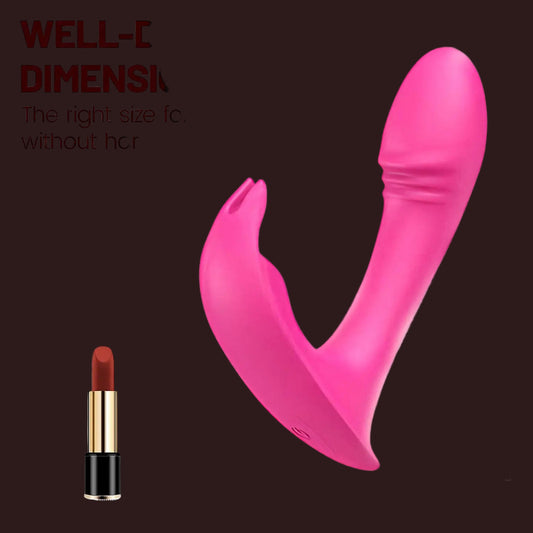 Dual Pleasure Wearable Vib Massager with App & Remote Partner Control