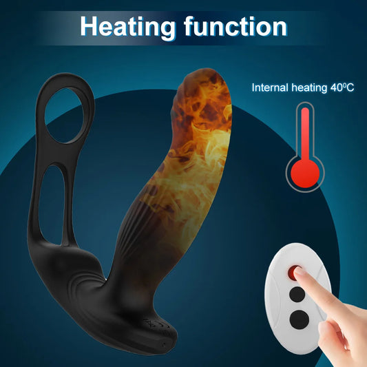 HeatWave – Heated Prostate Stimulator with Wiggling Motion &amp; Ergonomic Curve