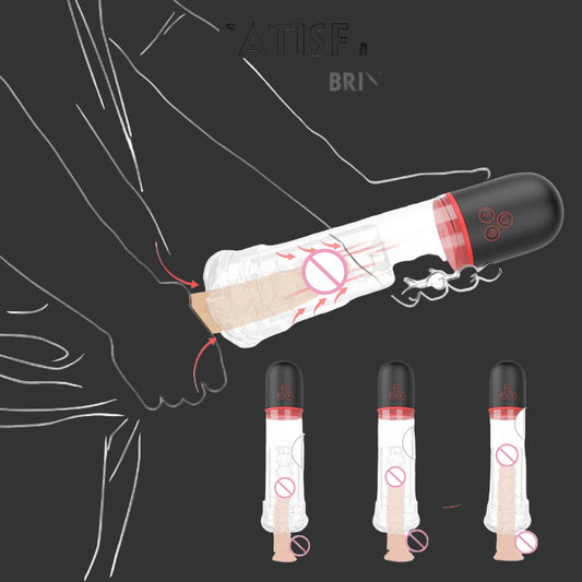Electric Pump Masturbator with Suction &amp; Vibration – Dual Stimulation, Hands-Free Pleasure
