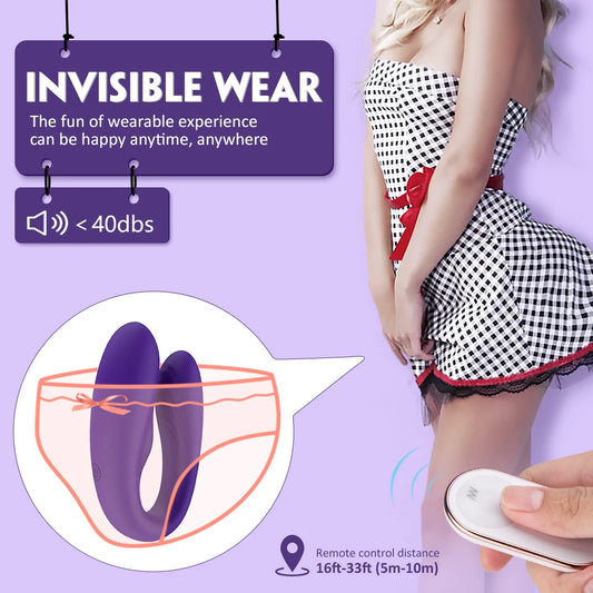 Couples Wearable Panty Massager with Remote Control