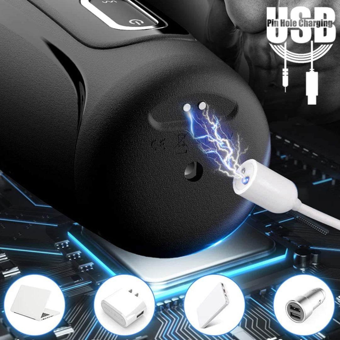 S-Hande Electric Masturbation Cup – Suction + Erotic Voice Experience | Íntima Conexão
