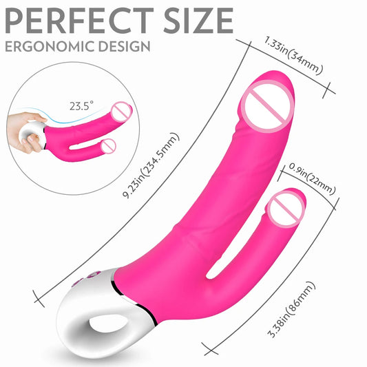 Compact VIB &amp; Massager with 81 Pleasure Combinations, USB Rechargeable &amp; Waterproof