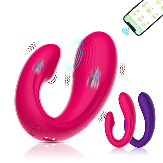 Dual-Delight Invisible Wearable Vib Massager with Remote Control