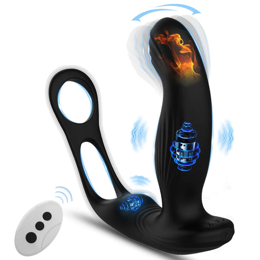 HeatWave – Heated Prostate Stimulator with Wiggling Motion &amp; Ergonomic Curve