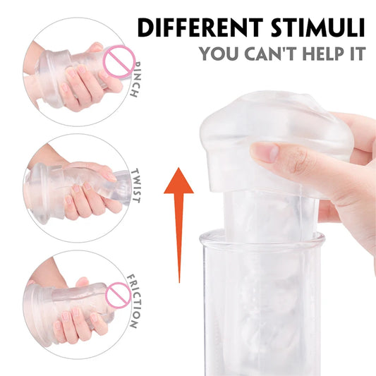 Electric Pump Masturbator with Suction &amp; Vibration – Dual Stimulation, Hands-Free Pleasure
