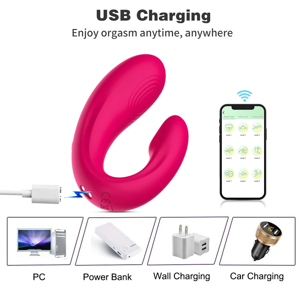 Dual-Delight Invisible Wearable Vib Massager with Remote Control