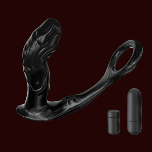 Prostate Massager with Delay Ring – Precision Prostate Play, Endurance Support &amp; Body-Safe Design