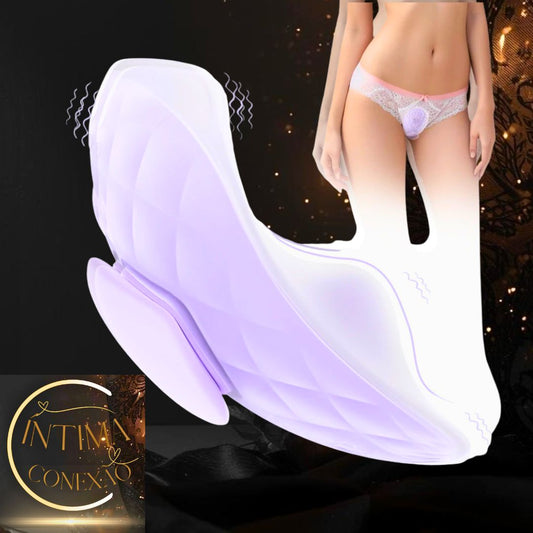 S-HANDE Remote Control Butterfly Vibrator – Wearable Panty Vibrator with USB Rechargeable Power | Íntima Conexão